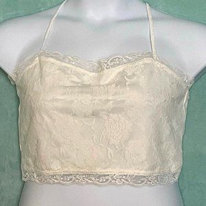 Camiflage White Lace Camisole, Size 2XL